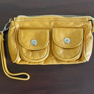 Target Yellow wristlet